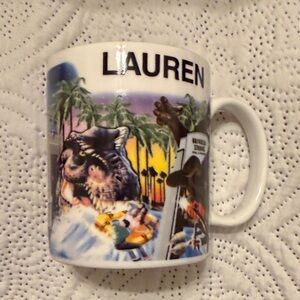 Lauren Universal Studios Theme Coffee Mug - Lauren